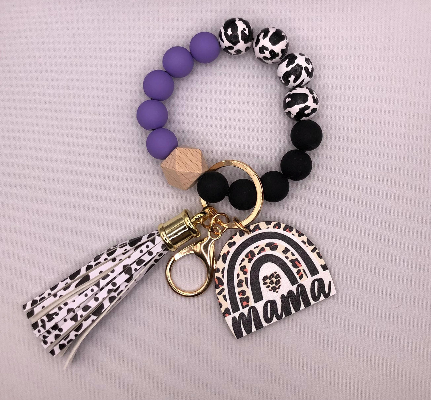 Mama Wristlet Keychain, Mama wristlet, Mama Keychain, Stocking Stuffer, Gift, Silicone wristlet