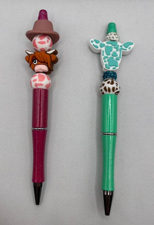 Silicone bead pen, bead pen, Stocking Stuffer, Gift, Silicone beads, pen, focal bead