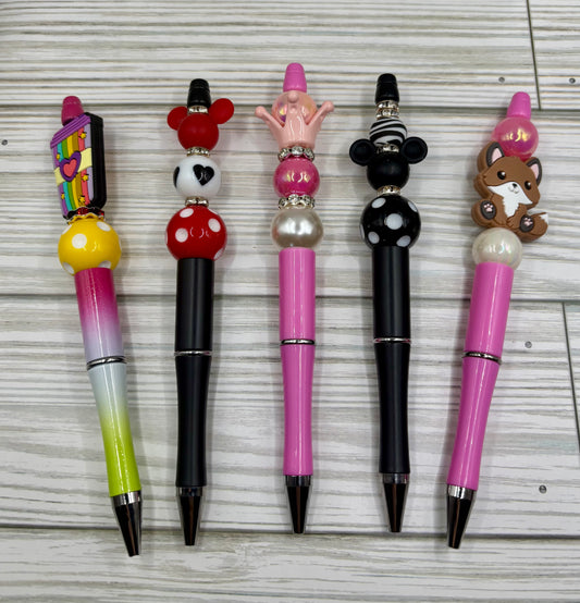 Assorted Beaded Pens