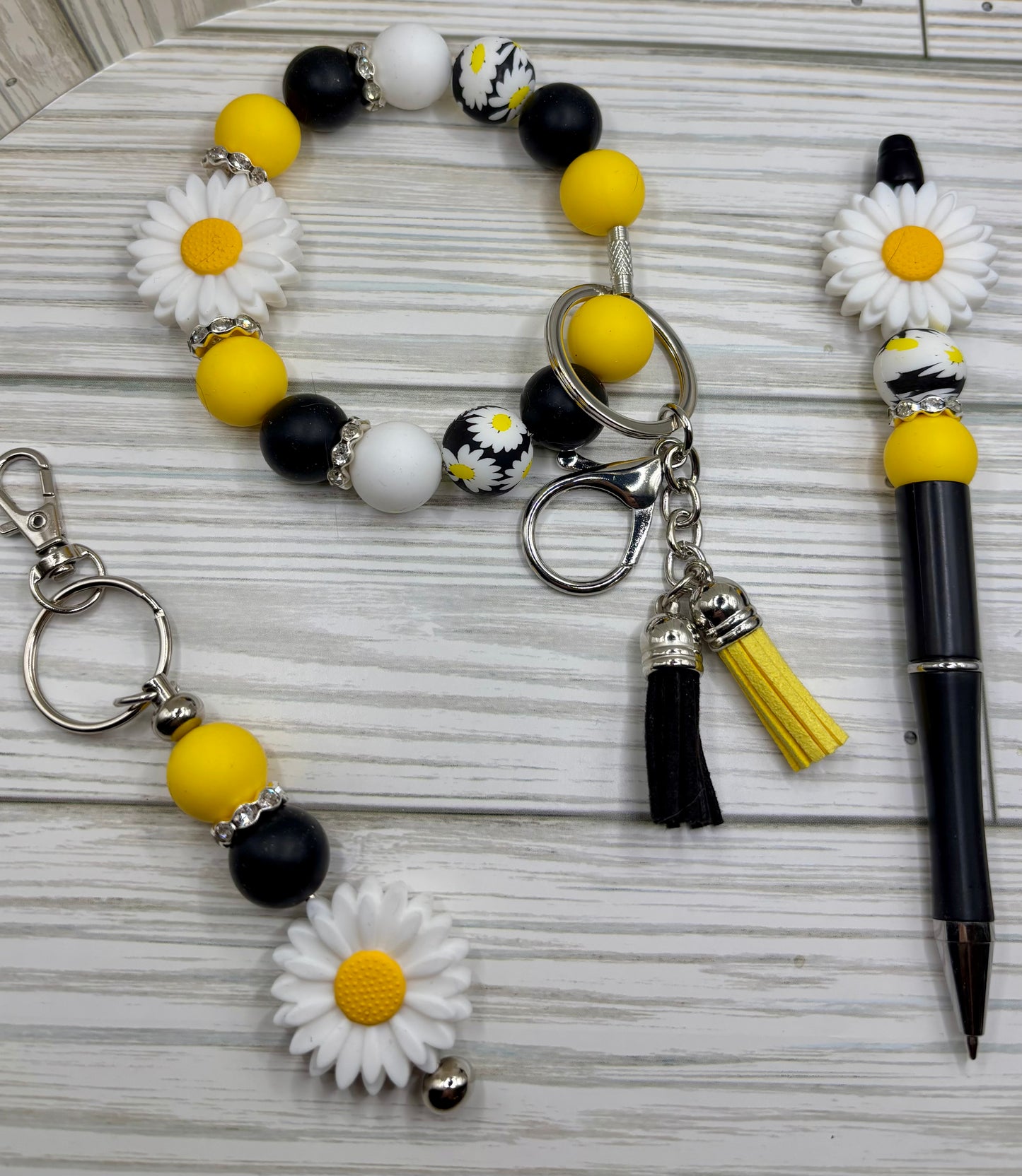 Wristlet/Purse Charm Keychain/Pen Sets