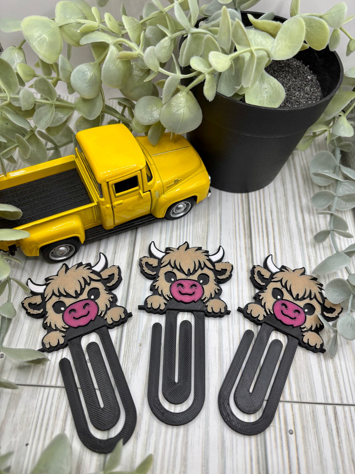 Highland Cow Bookmark